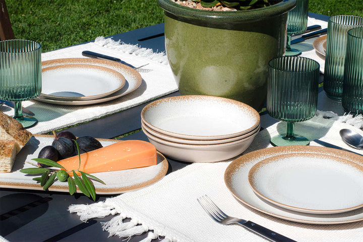 プレート45cmオードブルCARMELREACTIVEバンブーファイバー