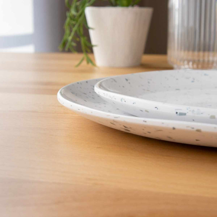 プレート22cmオリオンテラゾバンブーファイバーメラミン