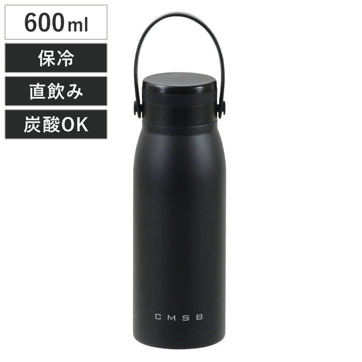 水筒600ml炭酸も使えるマグボトル600