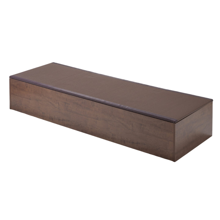 樹脂畳ユニットロータイプ幅180×奥行60×高さ31.5cm収納付ベンチ