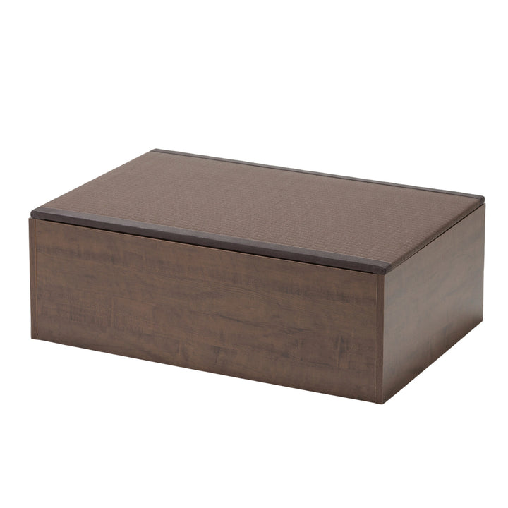 樹脂畳ユニットロータイプ幅90×奥行60×高さ31.5cm収納付ベンチ