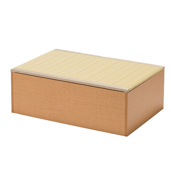 樹脂畳ユニットロータイプ幅90×奥行60×高さ31.5cm収納付ベンチ