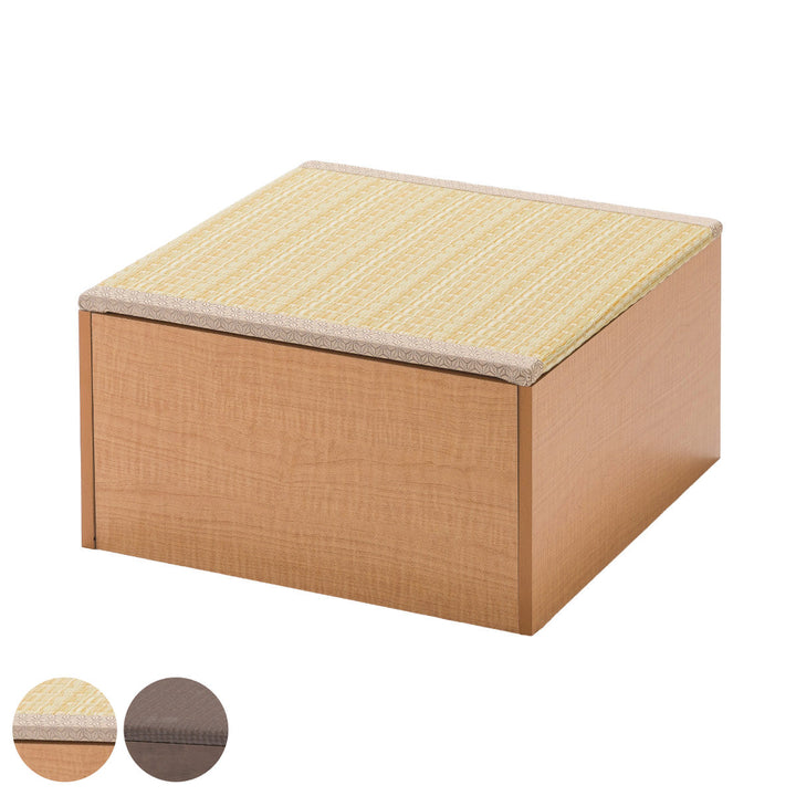 樹脂畳ユニットロータイプ幅60×奥行60×高さ31.5cm収納付ベンチ