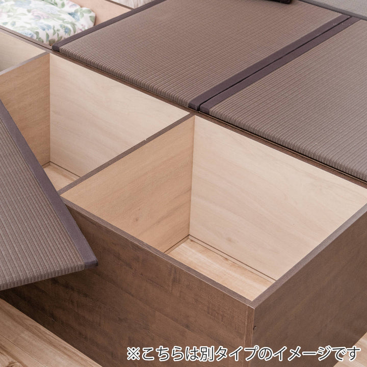 樹脂畳ユニットBセットハイタイプ幅180cm×2幅90cm×2収納付ベンチ