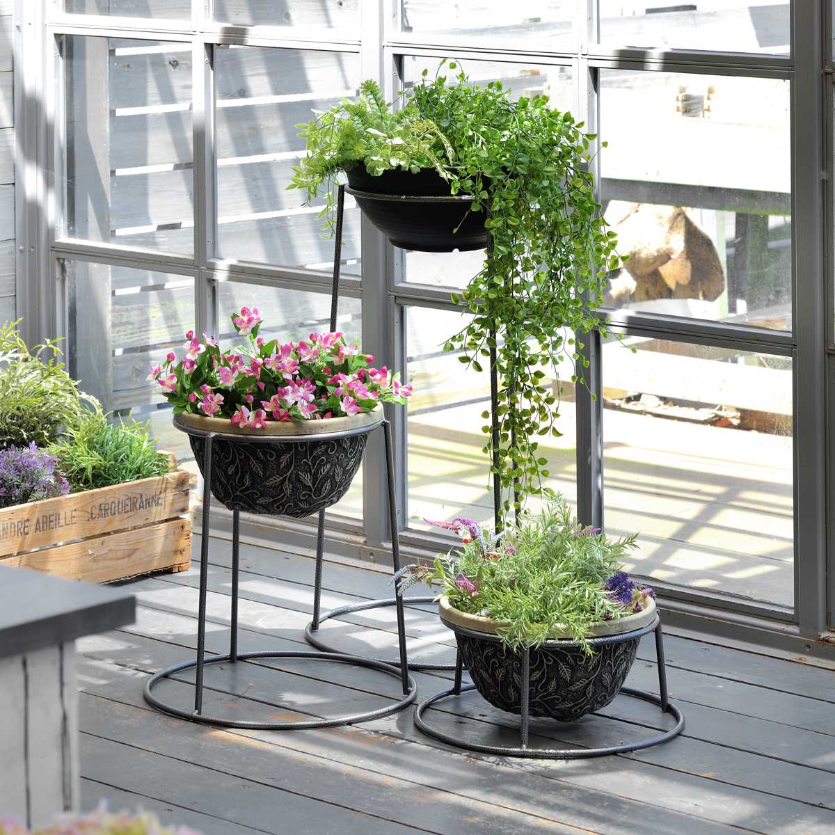 プランタースタンド ハンマートンボールプランター 高さ70cm – ハウジー