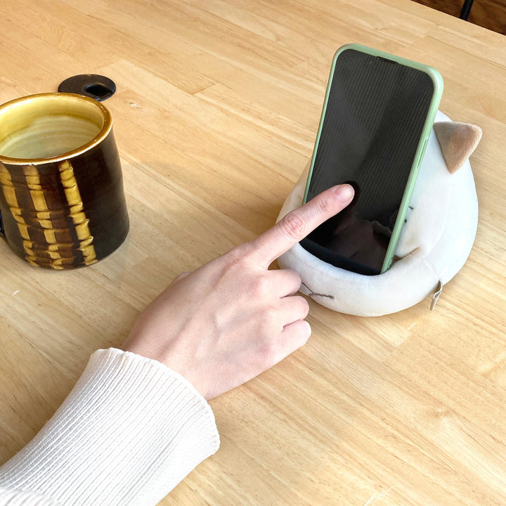 スマホスタンドにゃふにゃふ携帯スタンド