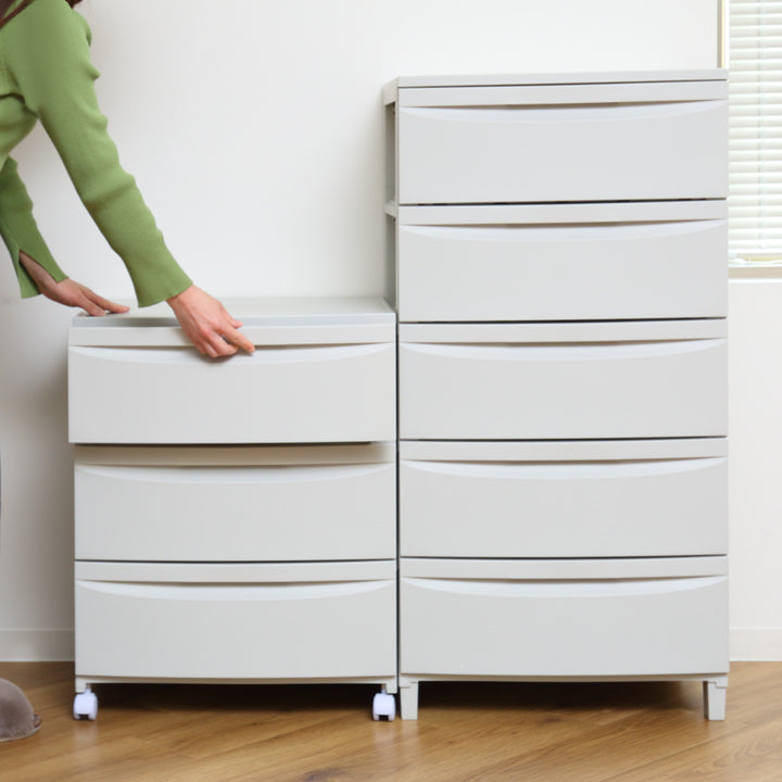 チェスト3段Roocent（ルーセント）幅54×奥行42×高さ68.4cmキャスター付き