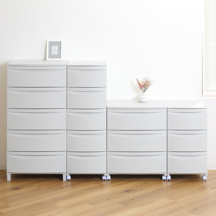 チェスト3段Roocent（ルーセント）幅54×奥行42×高さ68.4cmキャスター付き