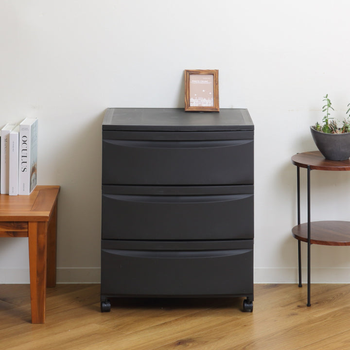 チェスト3段Roocent（ルーセント）幅54×奥行42×高さ68.4cmキャスター付き