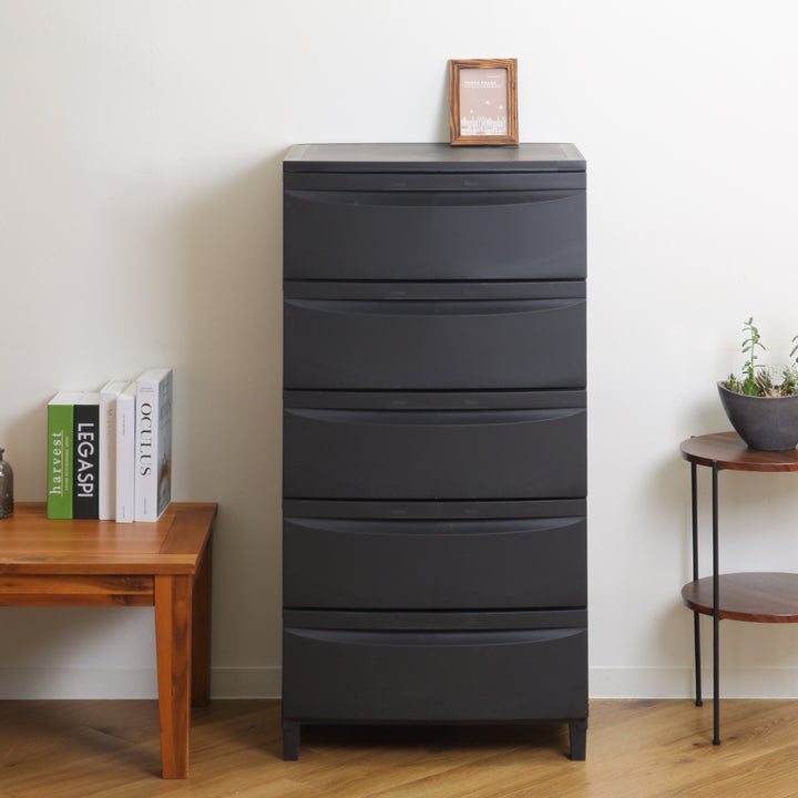 チェスト5段Roocent（ルーセント）幅54×奥行42×高さ102.7cm脚付き