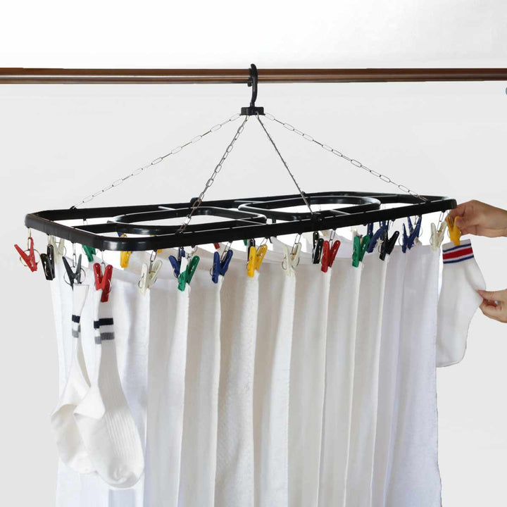 洗濯ハンガーKogure角ハンガージャンボピンチ36個付