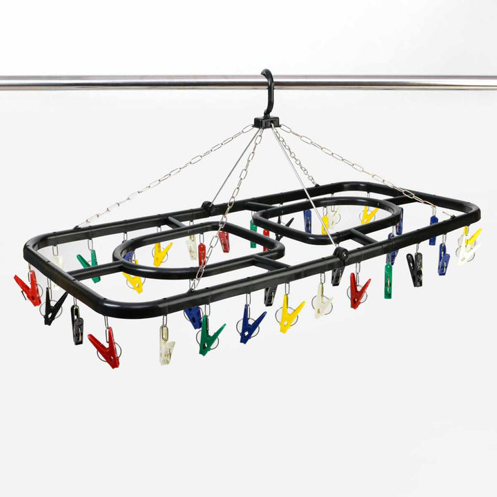 洗濯ハンガーKogure角ハンガージャンボピンチ36個付