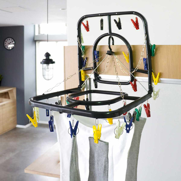 洗濯ハンガーKogure角ハンガージャンボピンチ36個付