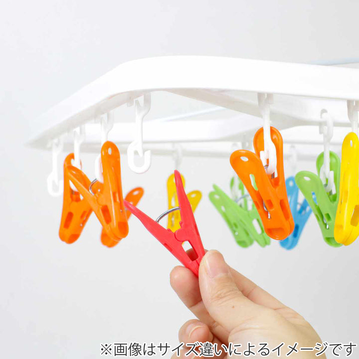 洗濯ハンガー角ハンガー折りたたみKogureカラフルランドリーハンガーピンチ40個付