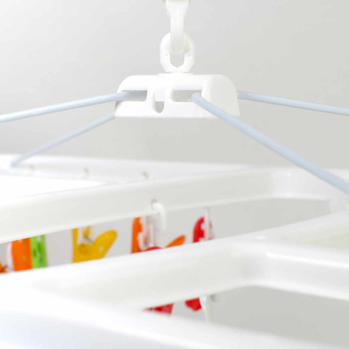 洗濯ハンガー角ハンガー折りたたみKogureカラフルランドリーハンガーピンチ32個付