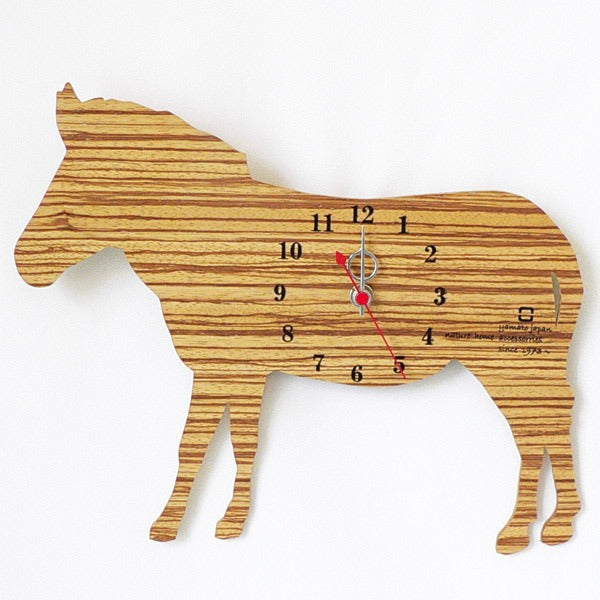 掛け時計ヤマト工芸yamatoSHADOWWシマウマ