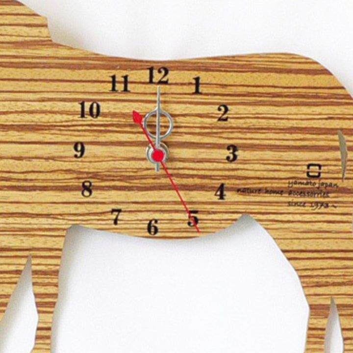 掛け時計ヤマト工芸yamatoSHADOWWシマウマ