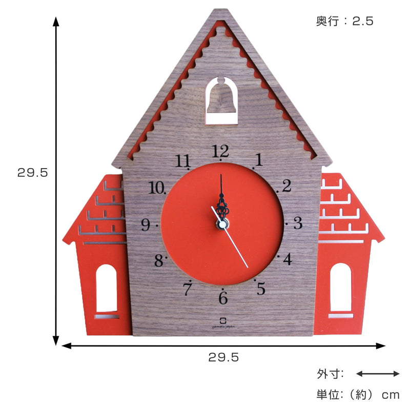 掛け時計木製ヤマト工芸DOUWAhouse壁掛け時計北欧おしゃれインテリアアナログ