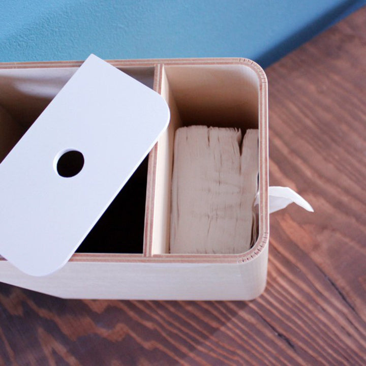 ゴミ箱4.3LDoubleDティッシュケース一体型