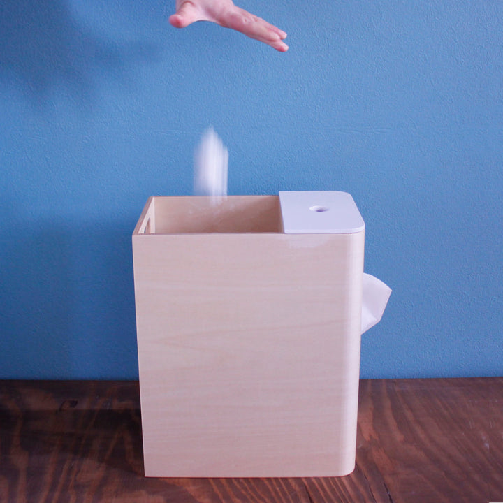 ゴミ箱4.3LDoubleDティッシュケース一体型