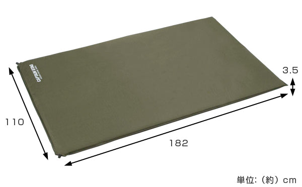 レジャーシートごろ寝マットインフレーティングマットダブルアウトドア携帯用