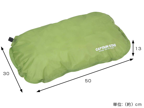 枕インフレーティングピローグリーンアウトドア携帯用