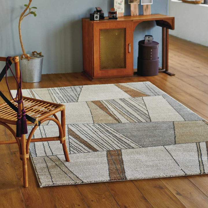 ラグヴェールウィルトン織り200×250cmホットカーペット対応北欧