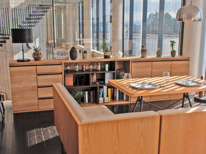 スリムシェルフ幅120cmムルート日本製完成品