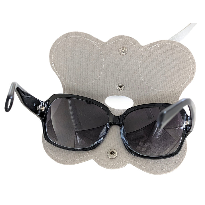 眼鏡ケースストラップ付きソフトメガネケース持ち運び