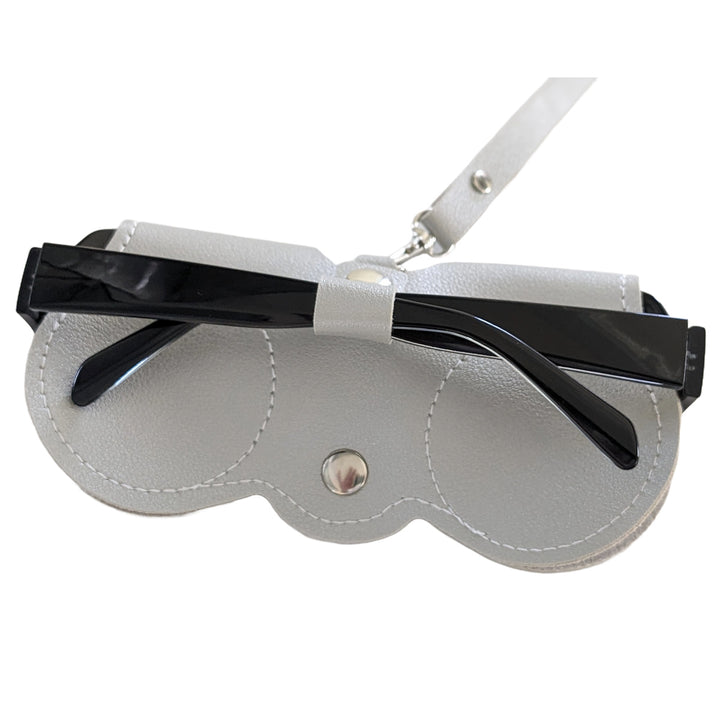 眼鏡ケースストラップ付きソフトメガネケース持ち運び