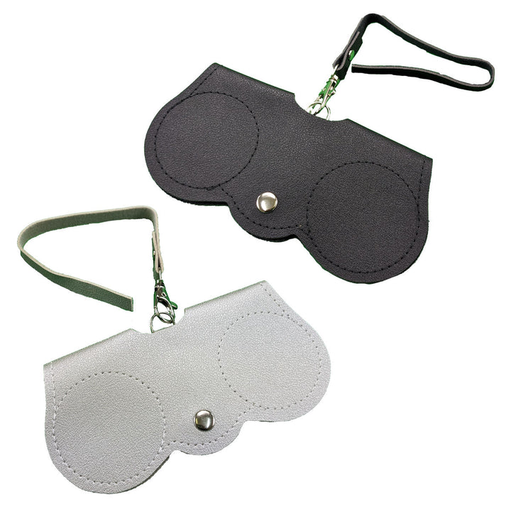 眼鏡ケースストラップ付きソフトメガネケース持ち運び