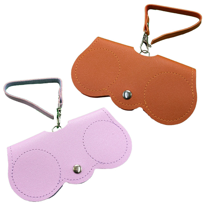 眼鏡ケースストラップ付きソフトメガネケース持ち運び