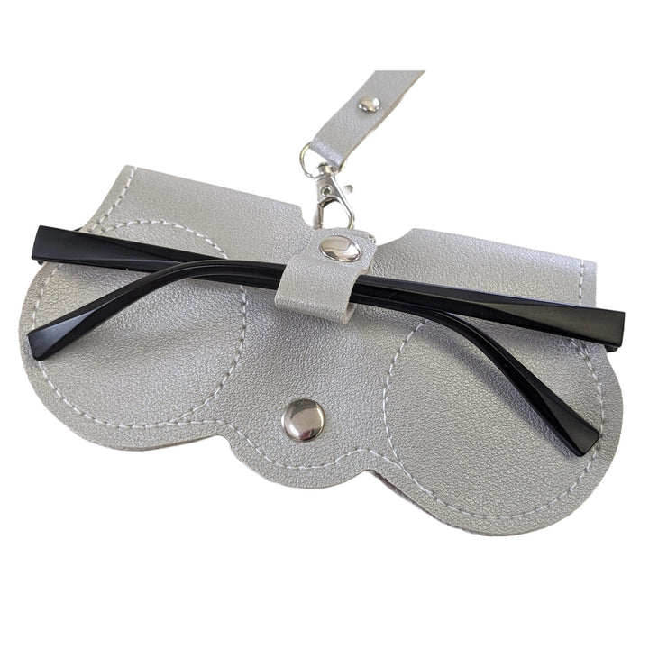 眼鏡ケースストラップ付きソフトメガネケース持ち運び