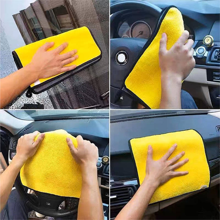 洗車タオルシルキータッチクロス3枚セットループ付き