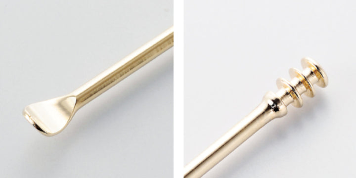 耳かき職人の技2WAY耳かきスクリュー式かき出し式ステンレス