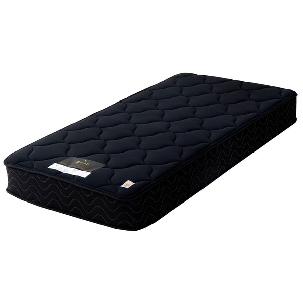 硬さの選べるマットレスショートセミシングル抗ウイルス夜香ハイグレードデオファクターポケットコイルブラック