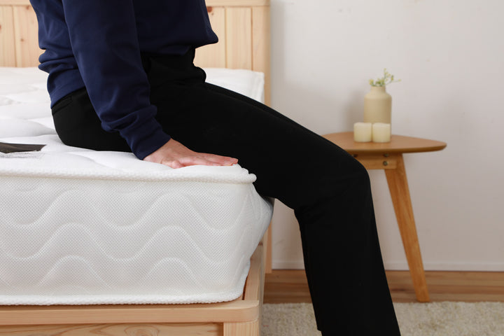 硬さの選べるマットレスクイーン抗ウイルス夜香ハイグレードデオファクターポケットコイルホワイト