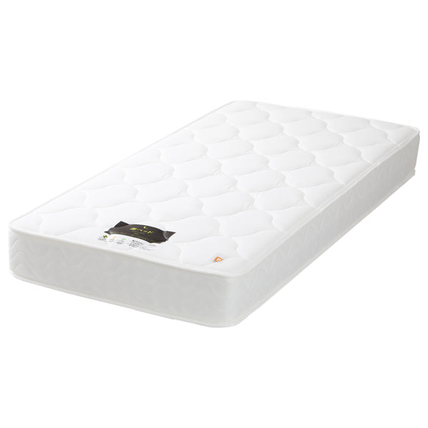 硬さの選べるマットレスショートセミシングル抗ウイルス夜香ハイグレードデオファクターポケットコイルホワイト