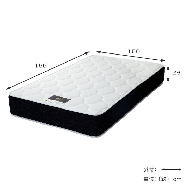 マットレスワイドダブルデオファクター夜香プレミアム抗ウイルスポケットコイル