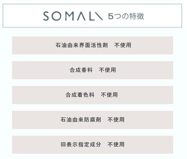 SOMALI台所用複合石けん300ml（ポンプ）