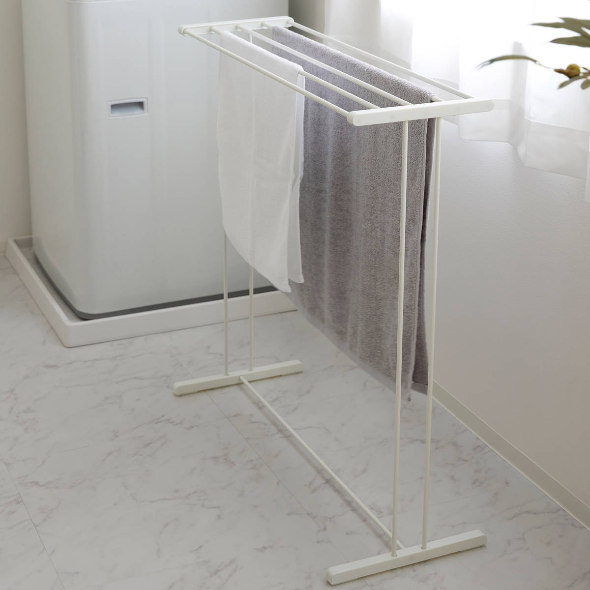室内物干し タオルスタンド バスタオルハンガー 幅75cm – ハウジー