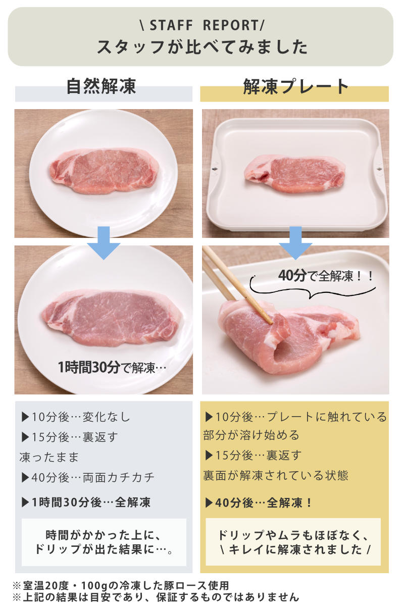 解凍皿 Newクイッ君 解凍プレート 日本製 – ハウジー