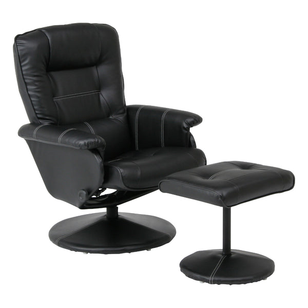 パーソナルチェアリクライニングオットマン付座面高45～49cmマリーノ