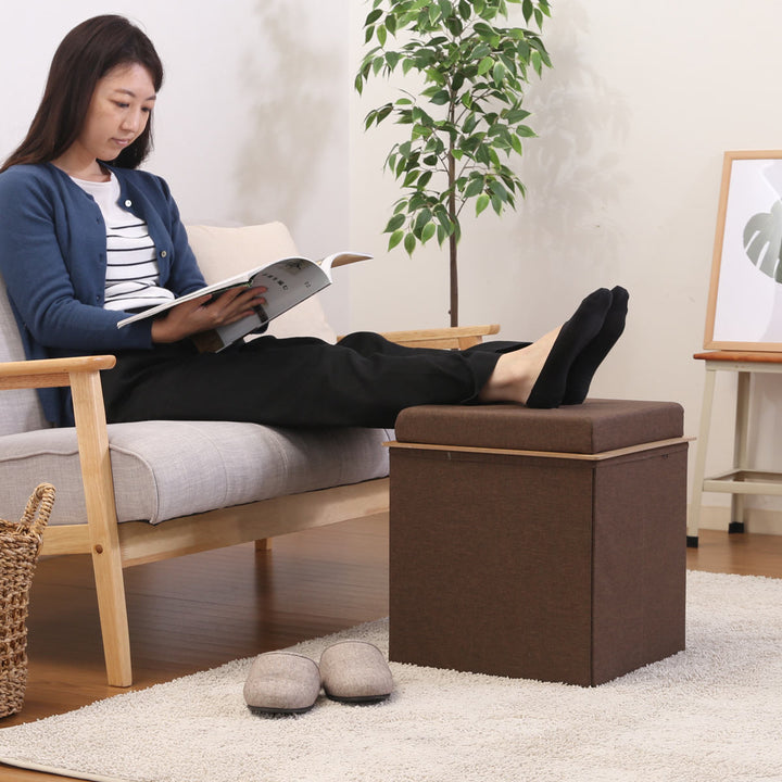 スツール収納付座面高40cmプット