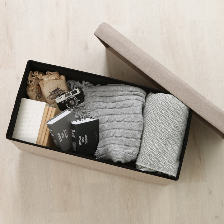 スツール収納キャスター付長方形座面高39.5cmベルクフォールディングベンチ