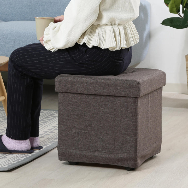 スツール収納キャスター付正方形座面高39.5cmベルクフォールディングベンチ