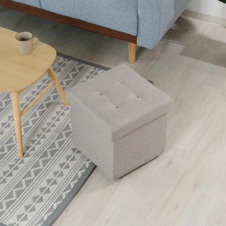 スツール収納キャスター付正方形座面高39.5cmベルクフォールディングベンチ