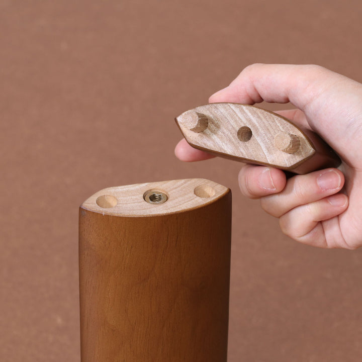 ローテーブル幅105×奥行75×高さ33・38cm軽量折りたたみ座卓継脚付