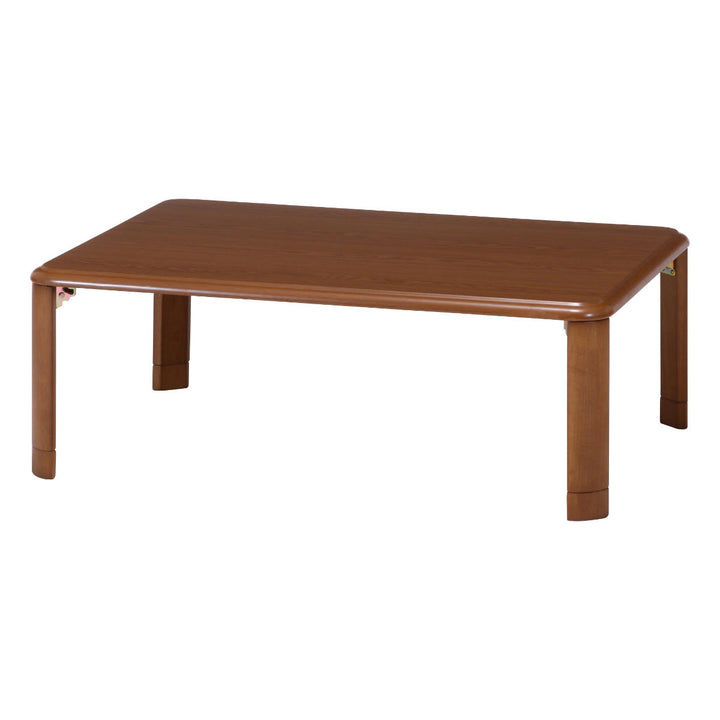 ローテーブル幅105×奥行75×高さ33・38cm軽量折りたたみ座卓継脚付