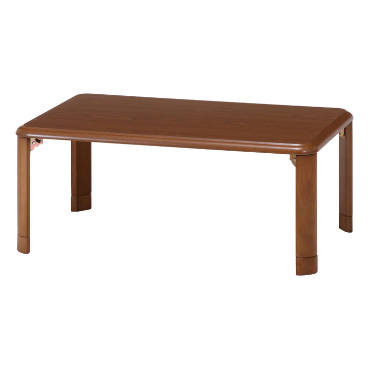 ローテーブル幅90×奥行60×高さ33・38cm軽量折りたたみ座卓継脚付